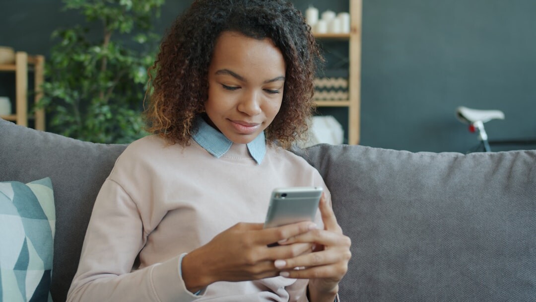young people on smartphones