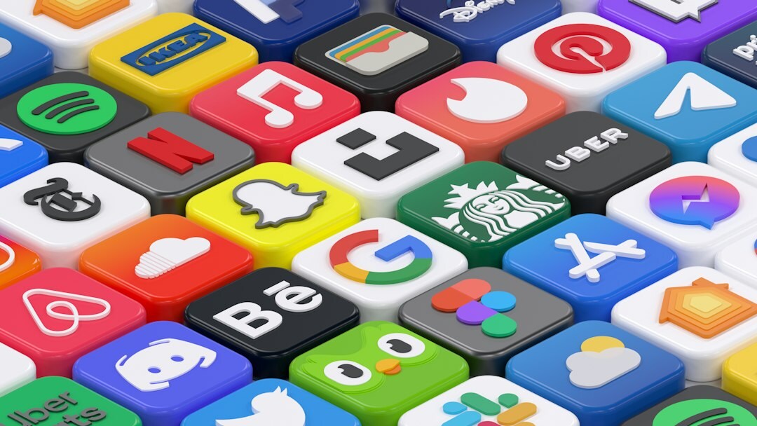 people using social media apps